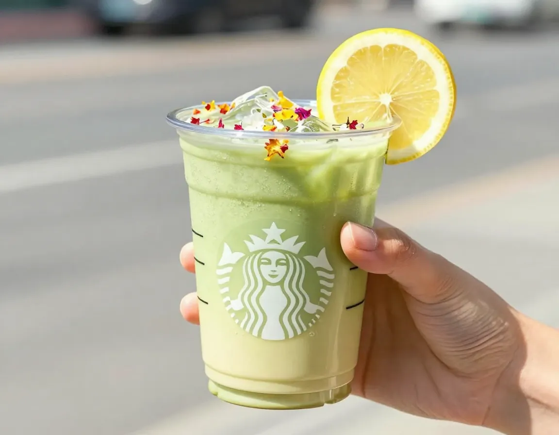 Yuzu citrus blossom matcha refrescing citrus cup