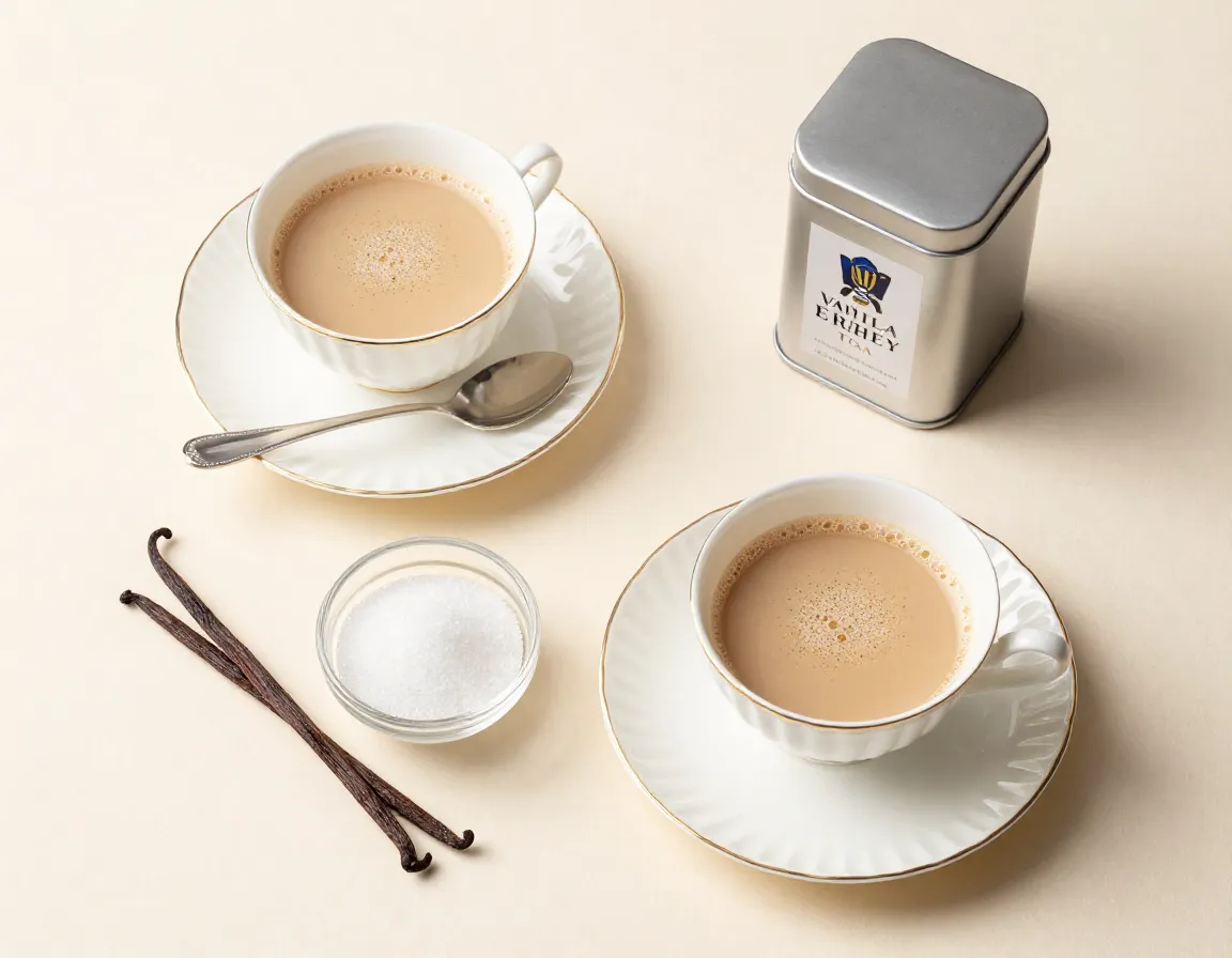 Vanilla sugar elegance london fog with refined presentation