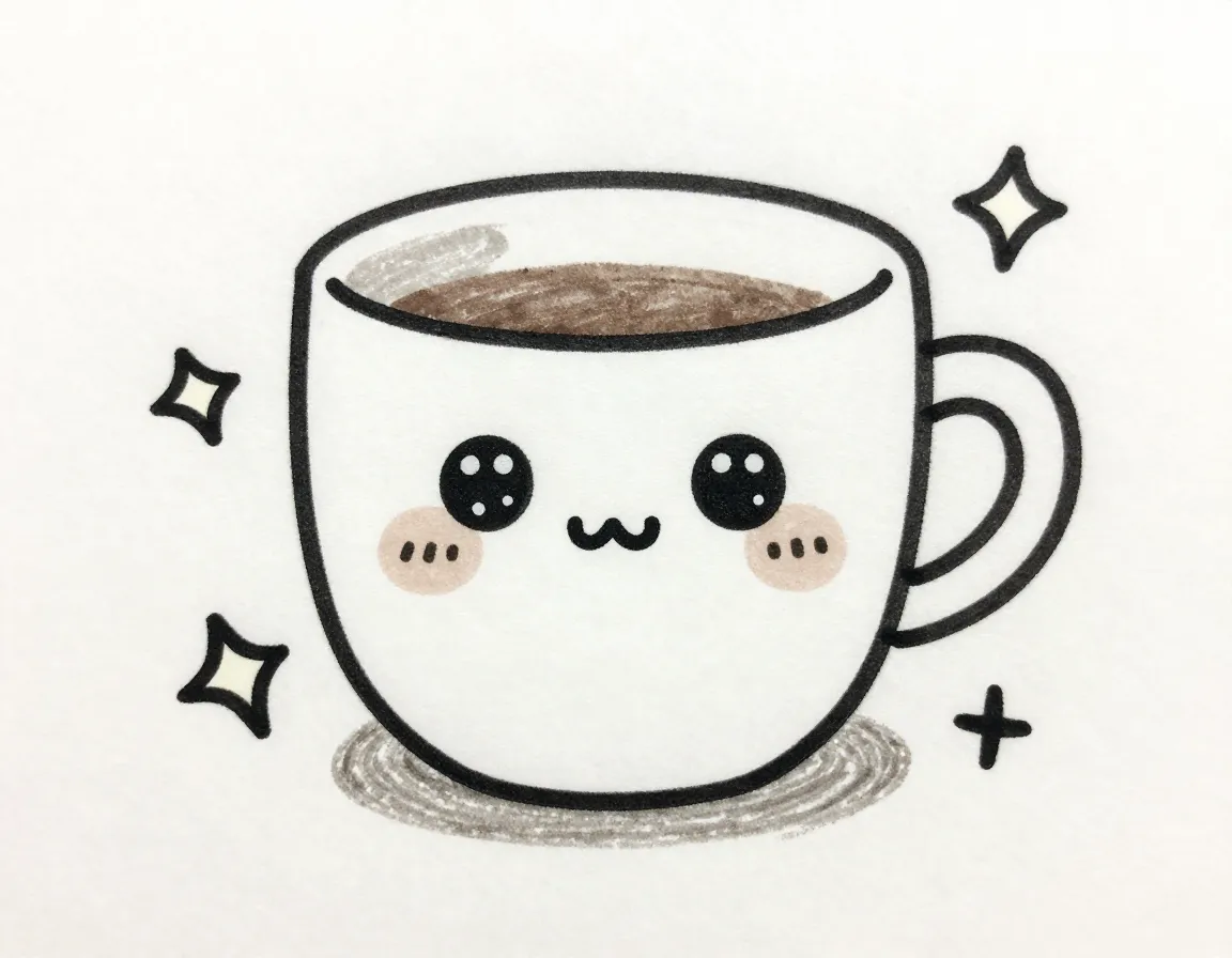 Kawaiicoffeecutiecupdoodle