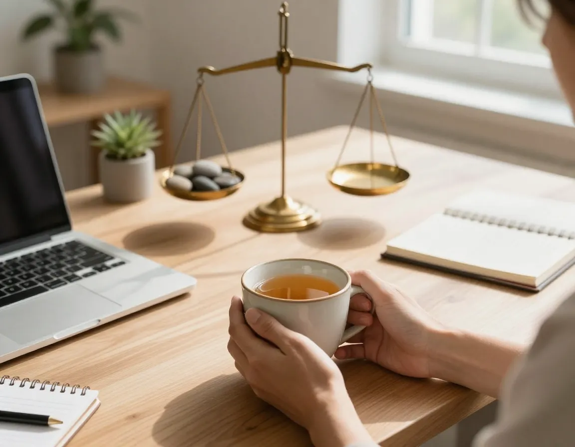 Stress hormone balancing adaptogenic support cortisol regulation busy professional