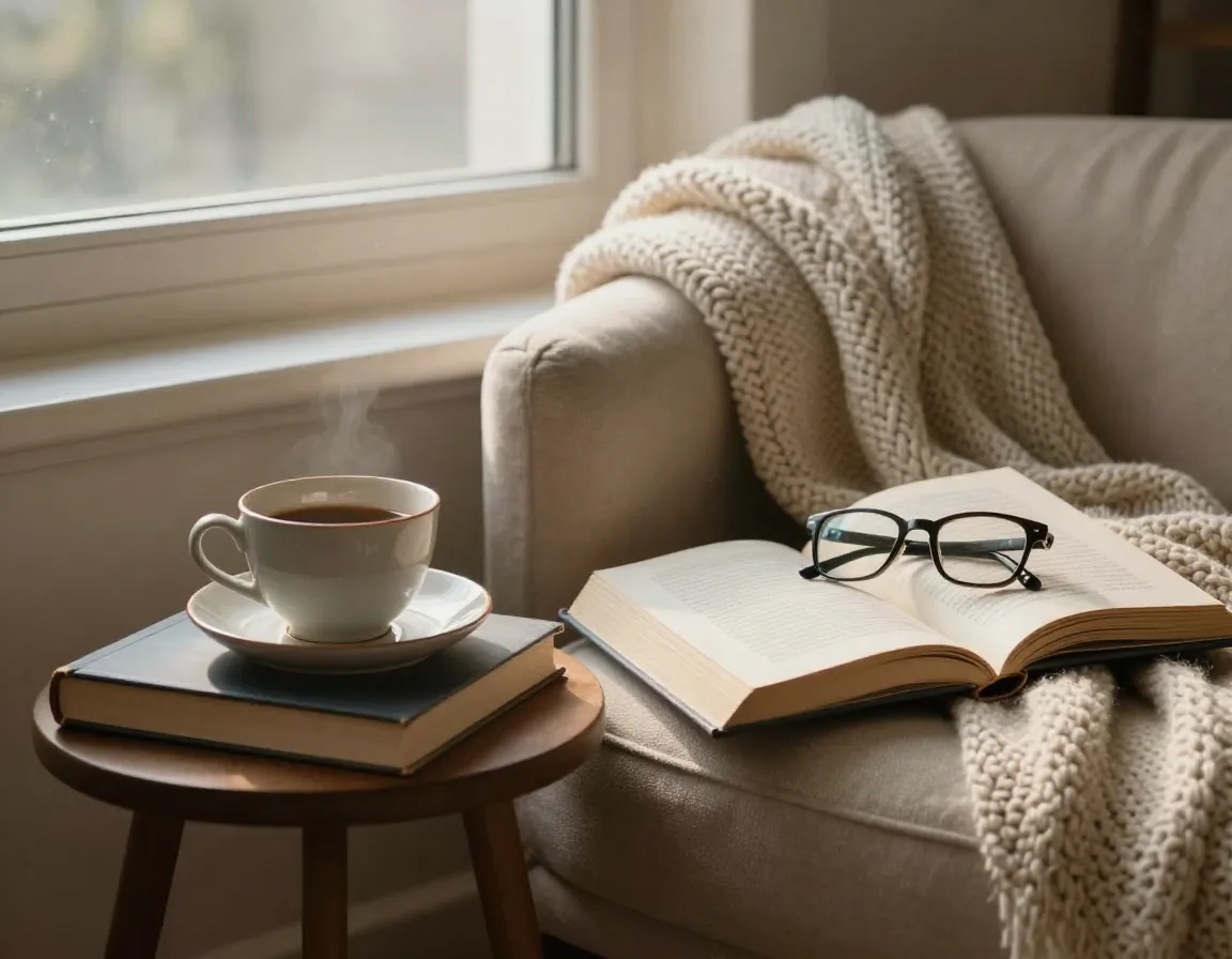 Cozyreadingnookscenelifestyleaspirationcontent