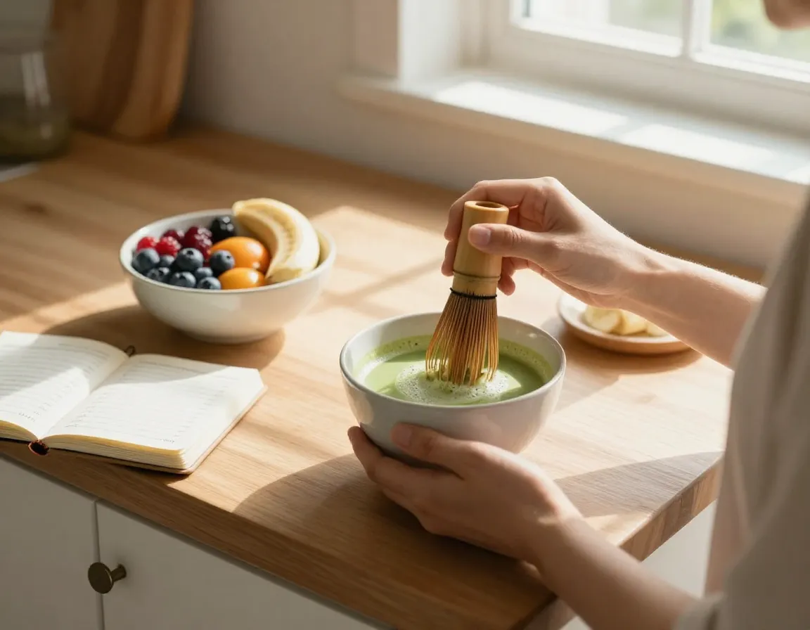 Long term weight management matcha energy cortisol regulation diet support