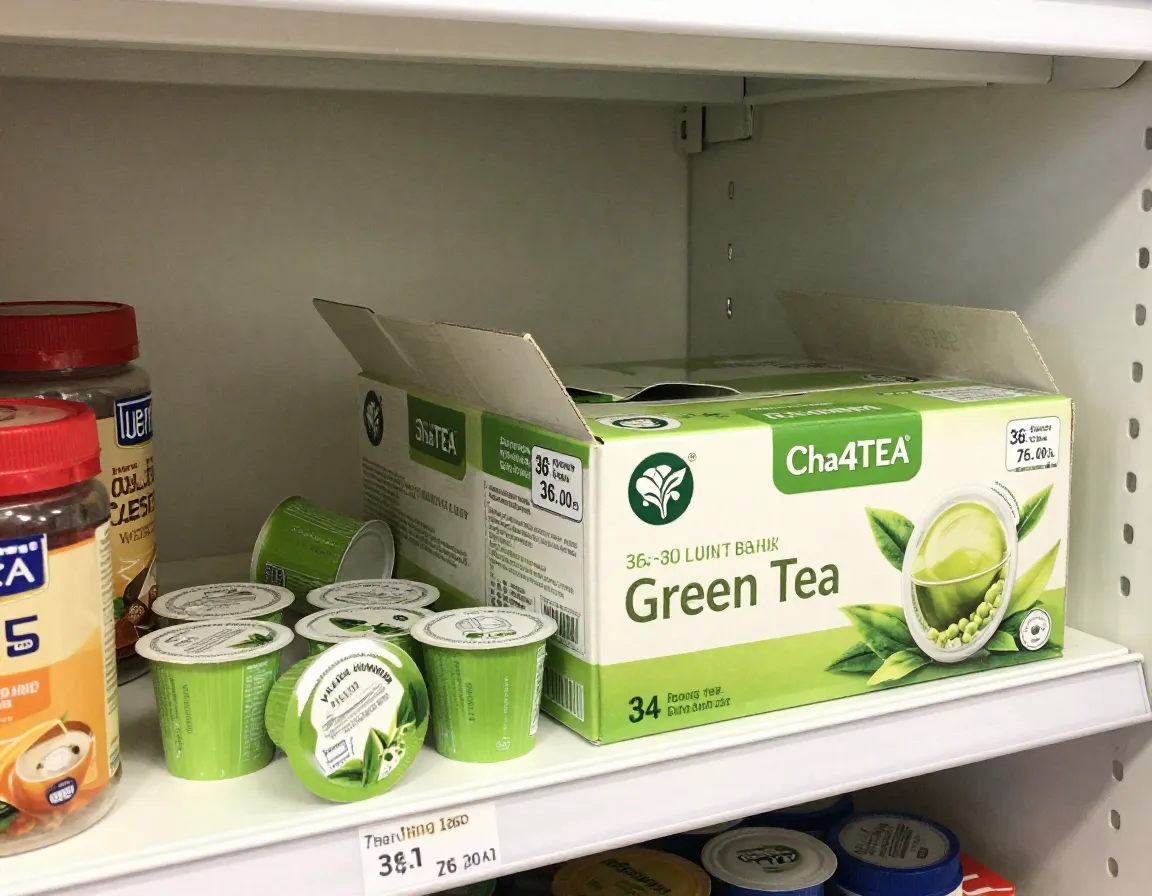 Value champion green tea pods bulk box thirty six count