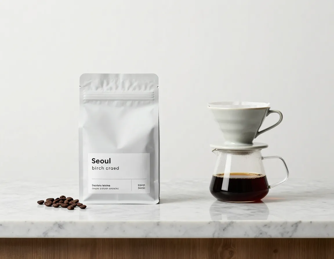 Exclusive seoul blend at a minimalist new york flagship coffee shop