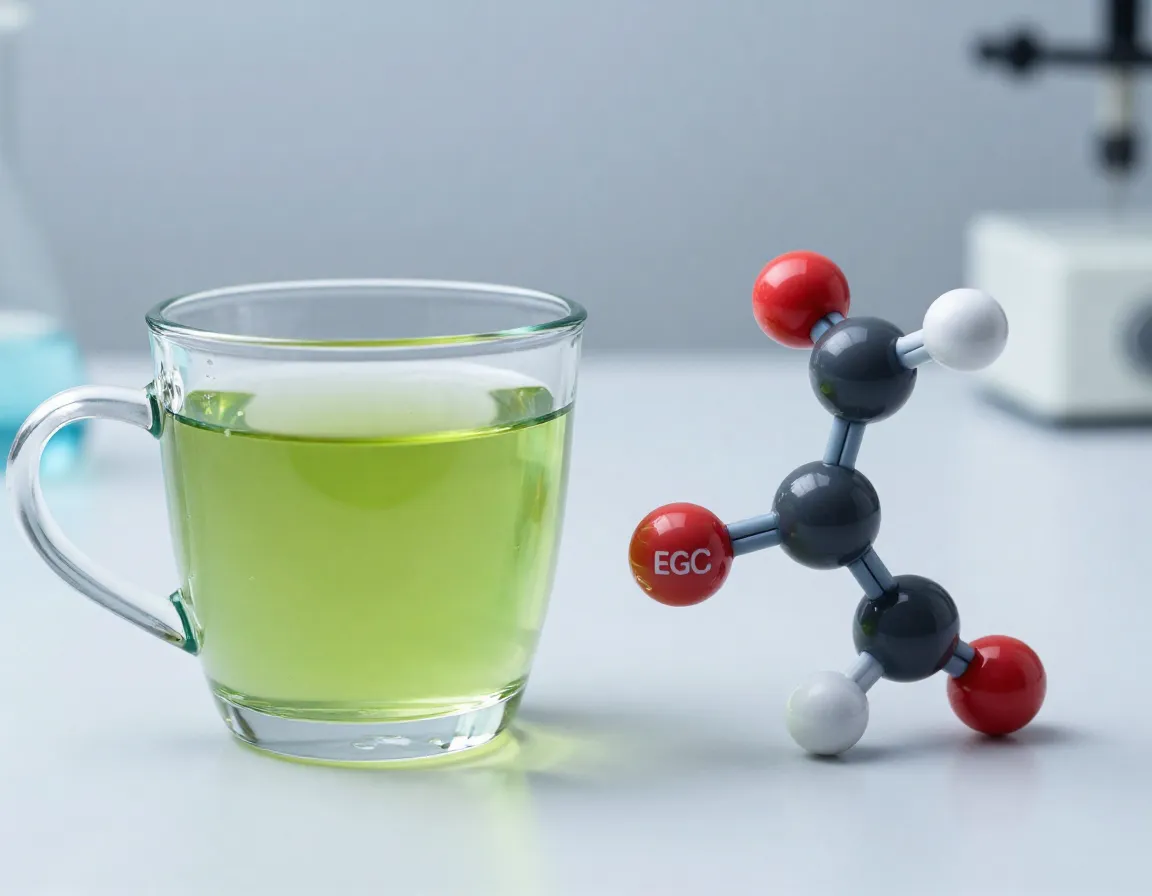 Chemical inertness preserving tea compounds in glass
