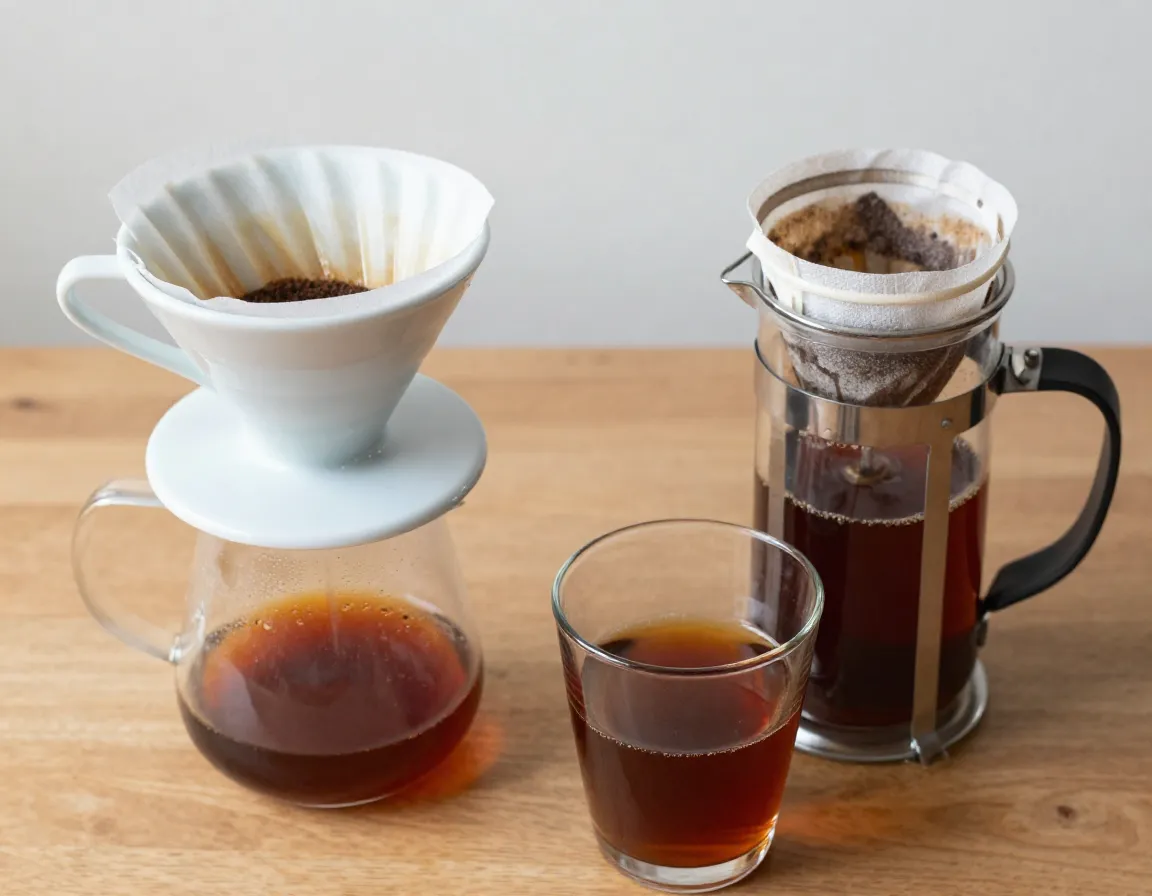 Paper filter cheesecloth filtration methods side by side comparison