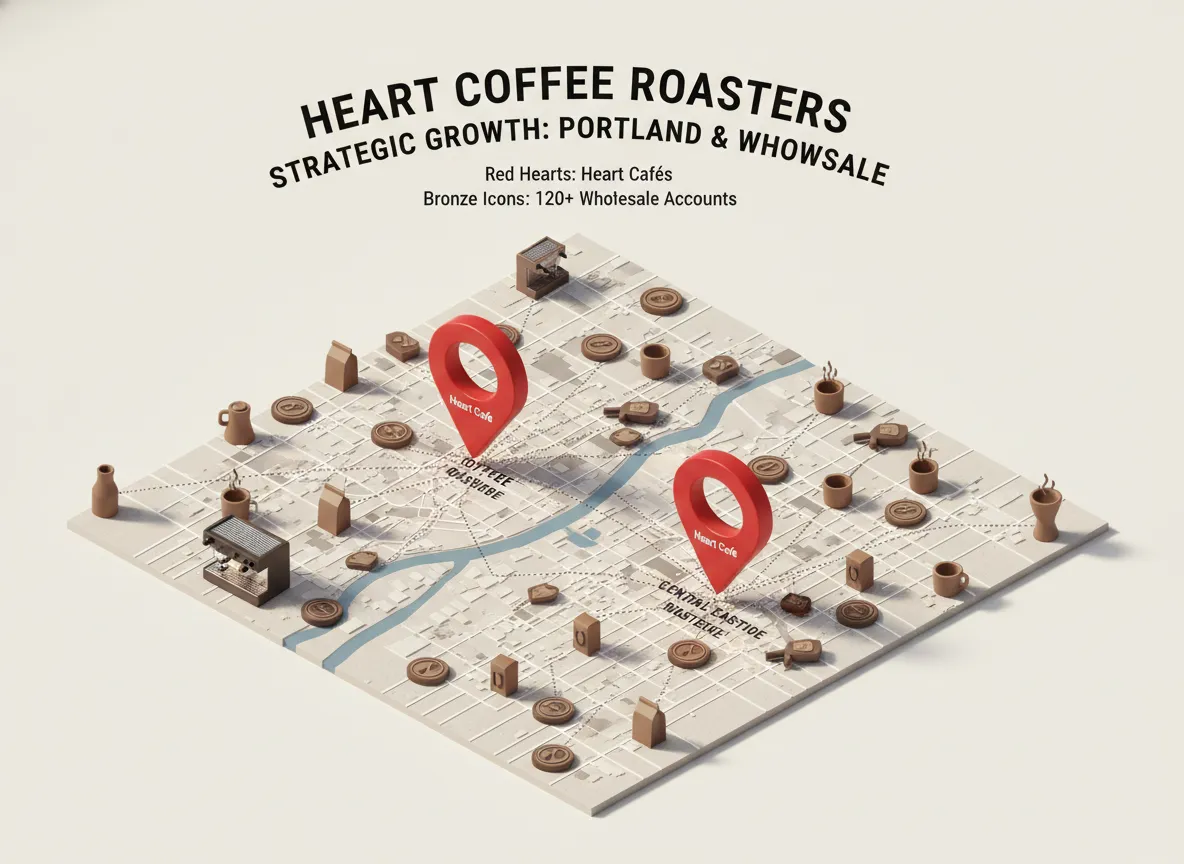 Heart coffee roasters strategic growth wholesale accounts cafe