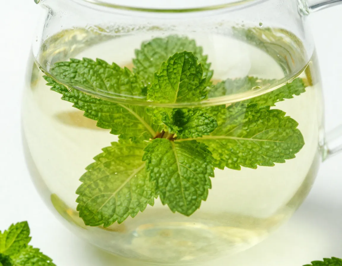 Antibacterial protection and immune support from fresh peppermint tea
