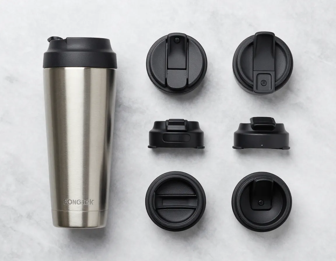 Fellow carter 3 in 1 travel mug with interchangeable lids