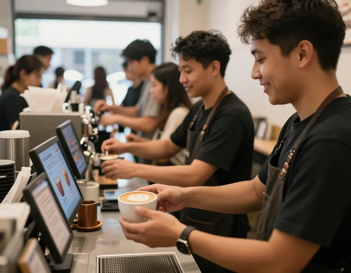 Customer service excellence and communication skills for baristas