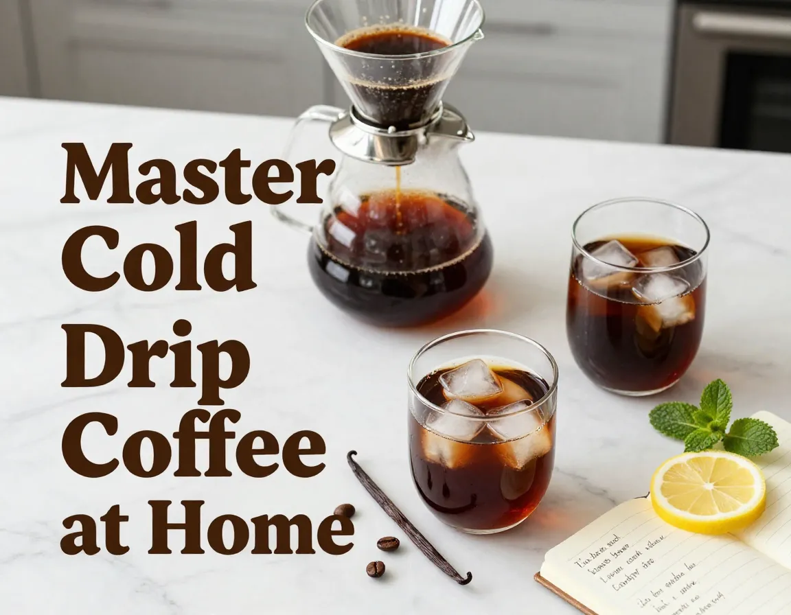 Cold drip coffee recipes home brewing mastery kitchen setup