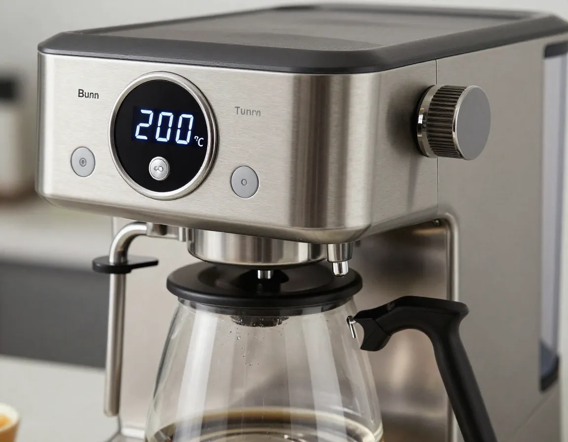 Bunn commercial pour over brewer with digital temperature display