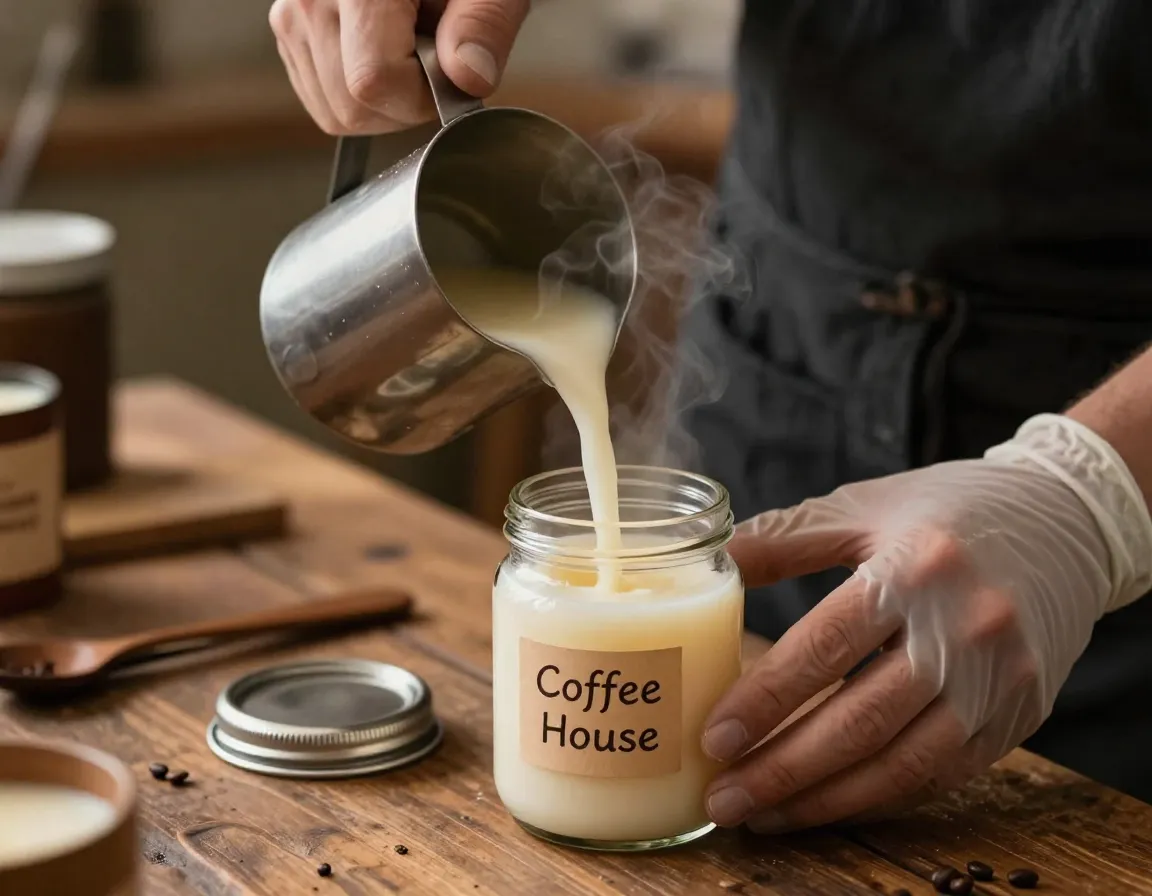 Artisan choice candleberry coffee house hand poured craftsmanship unique blend