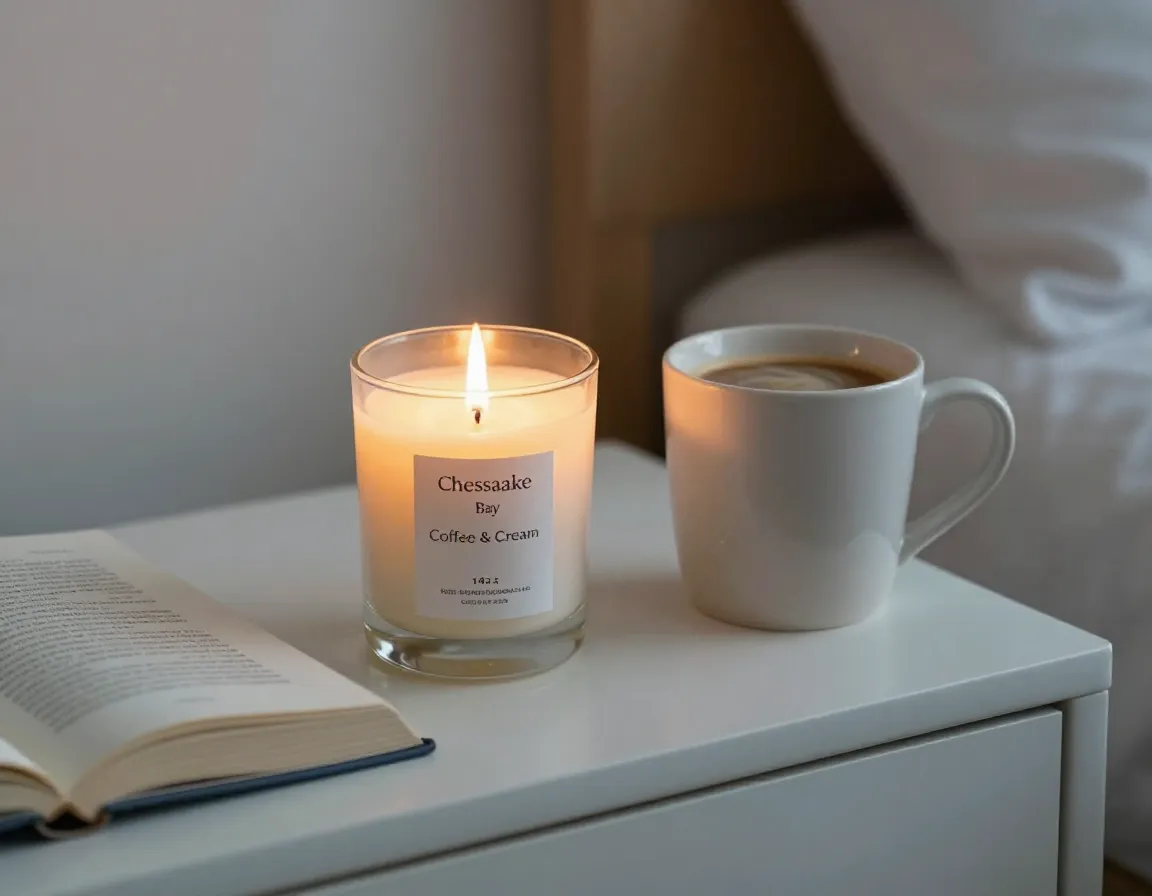 Balanced blend chesapeake bay candle coffee cream mild approachable fragrance