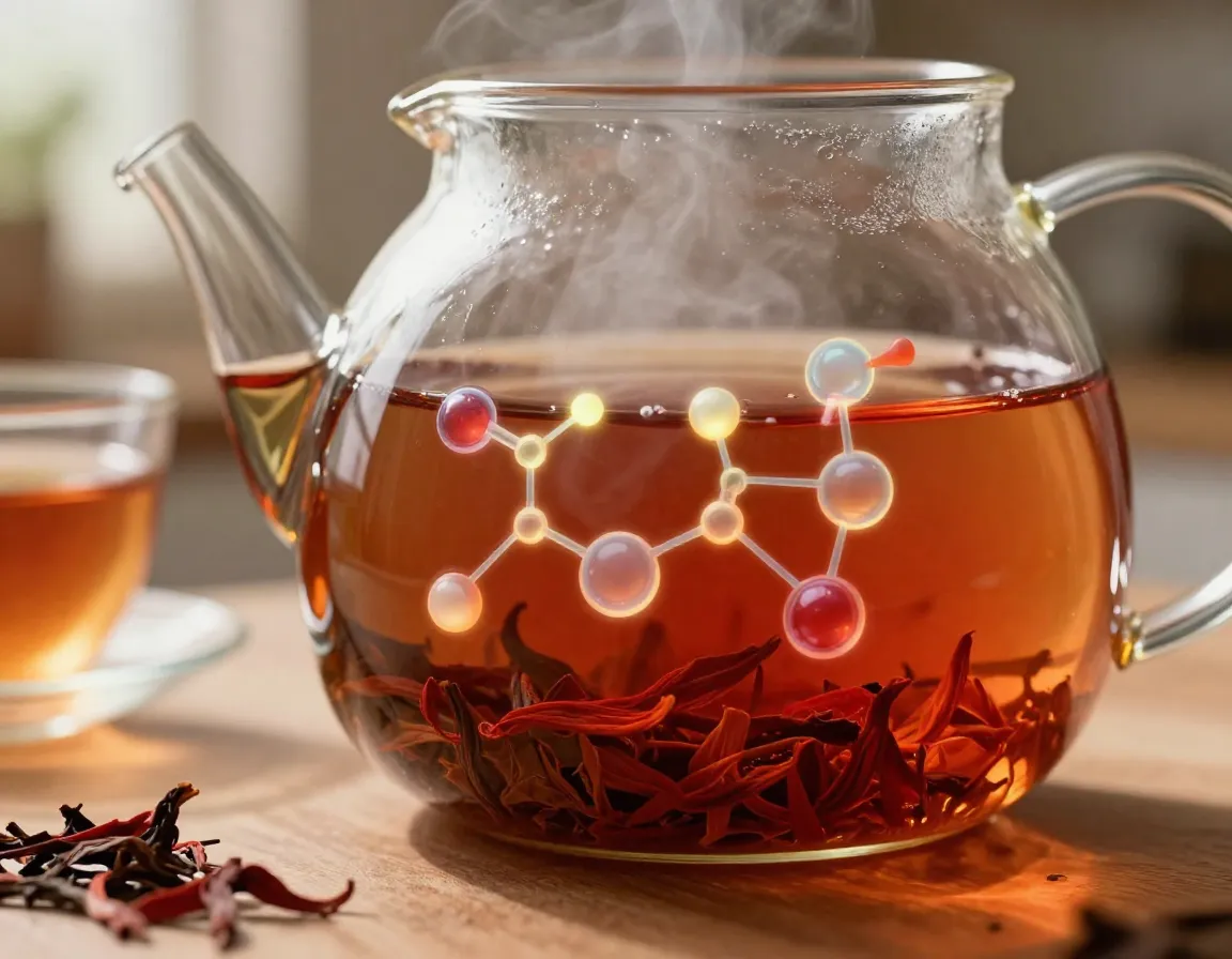 Antioxidant protection free radical neutralization with rooibos tea compounds