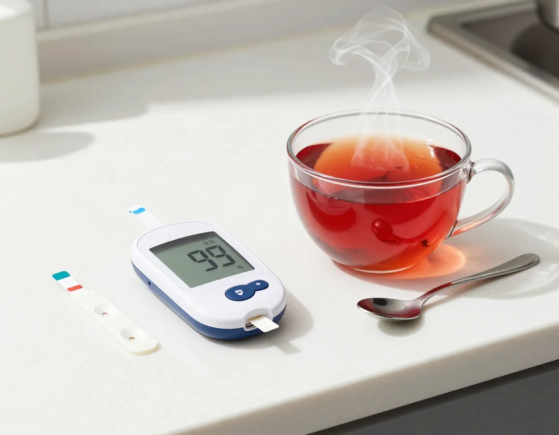 Blood sugar regulation glucose control metabolic health rooibos tea