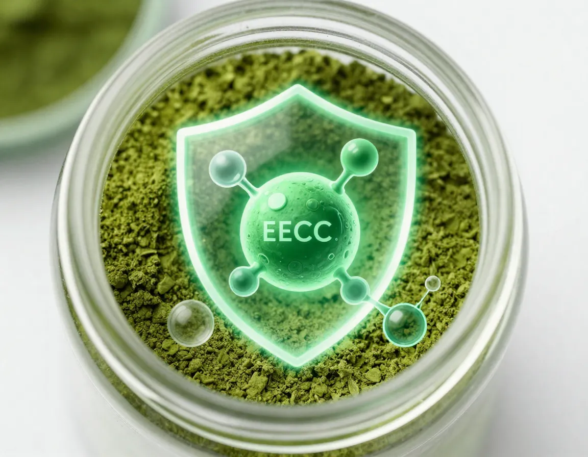 High potency japanese green tea extract with antioxidant molecules shield