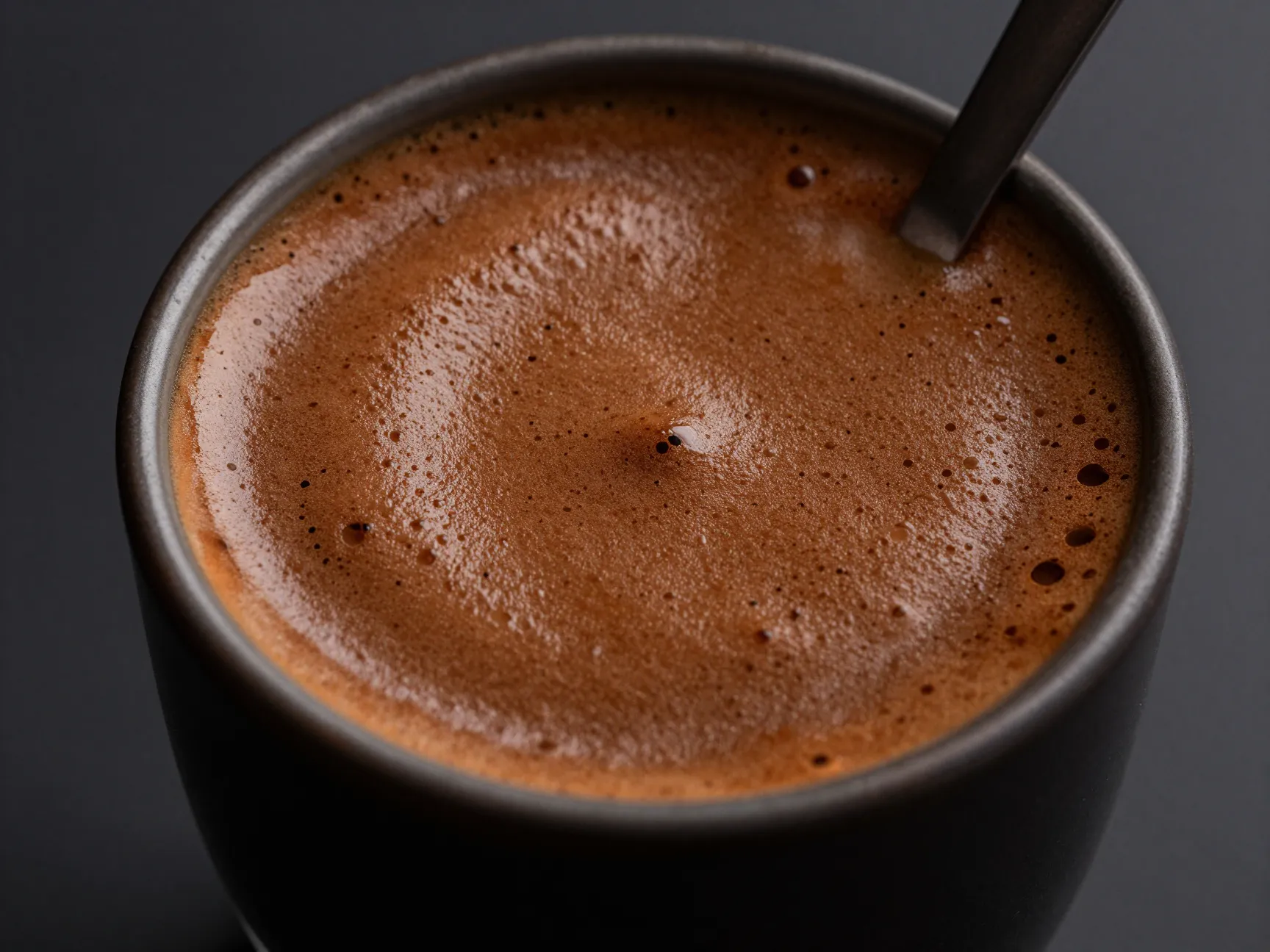 Kimbo crema intensa neapolitan dark roast spoonable thick crema shot