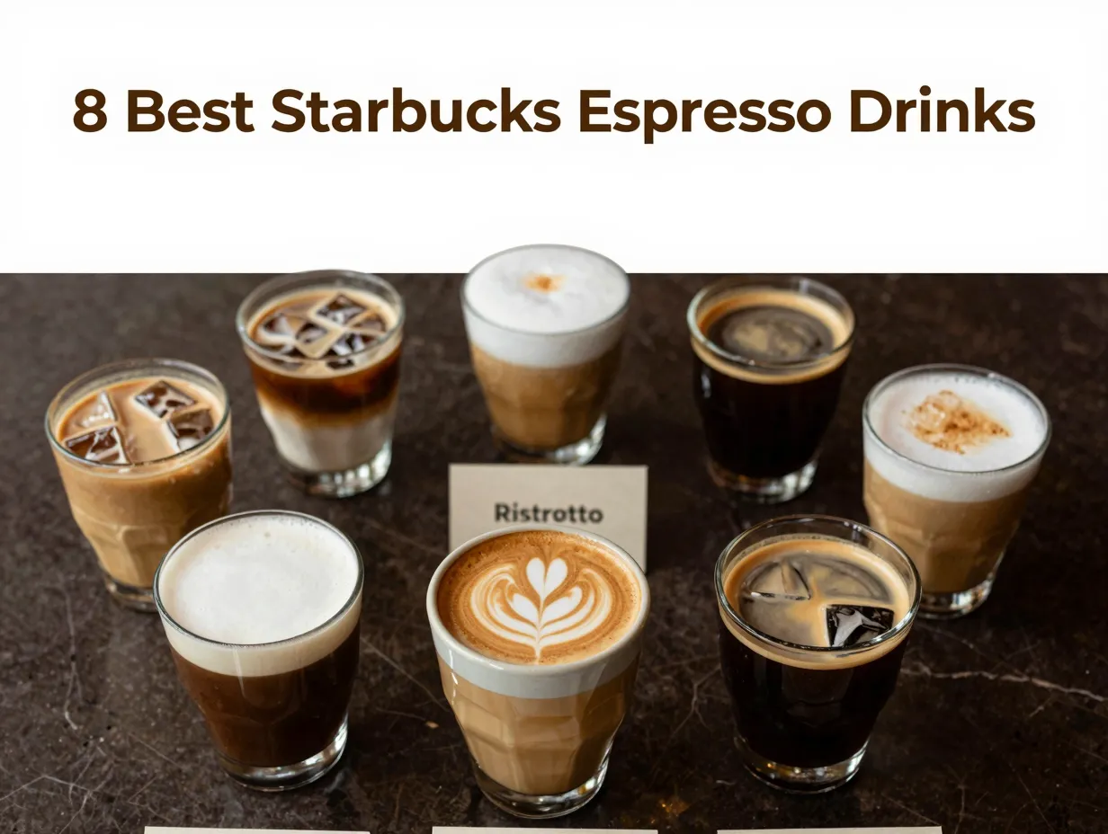 Flat white cortado shaken espresso cappuccino ristretto clover marble