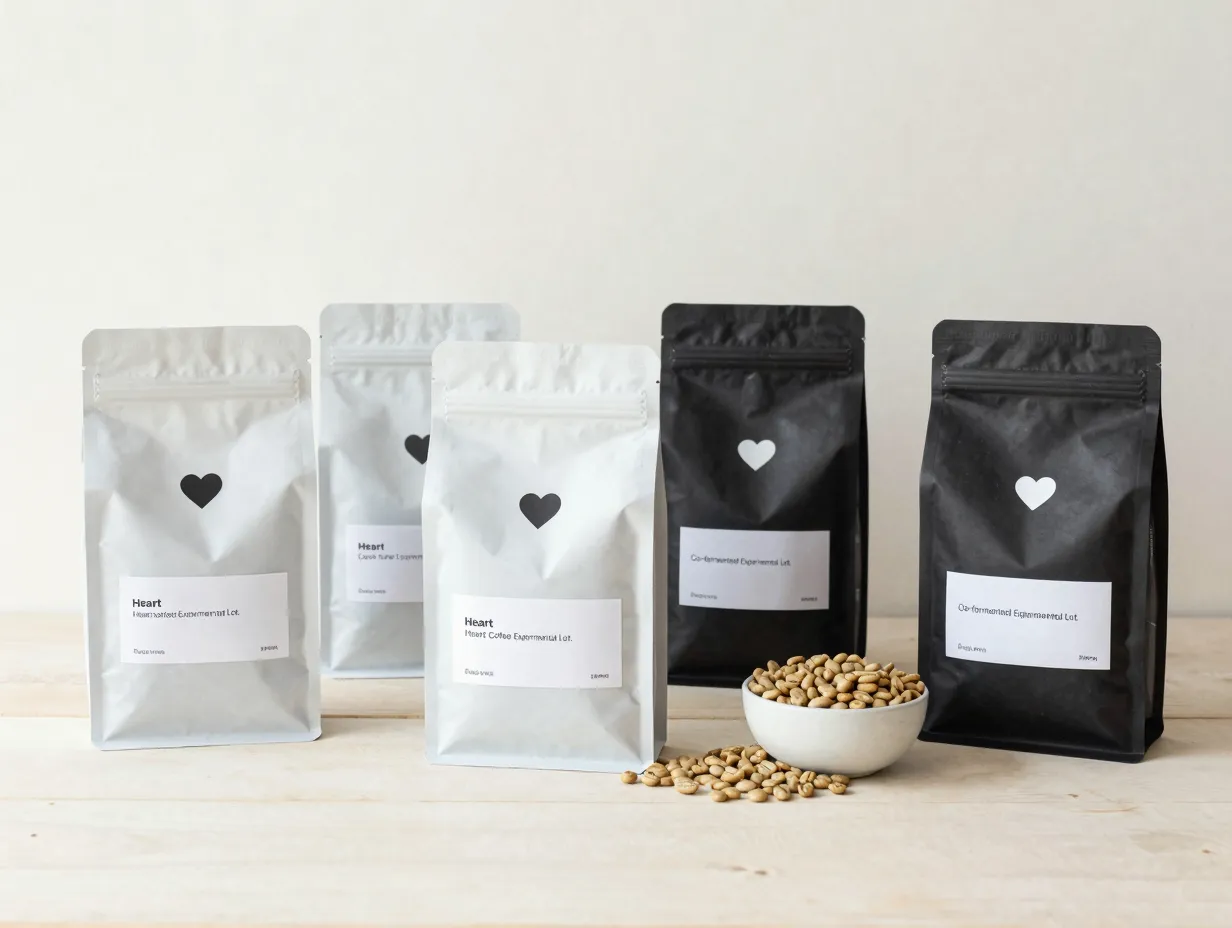 Heart coffee roasters light roast co fermented experimental lots