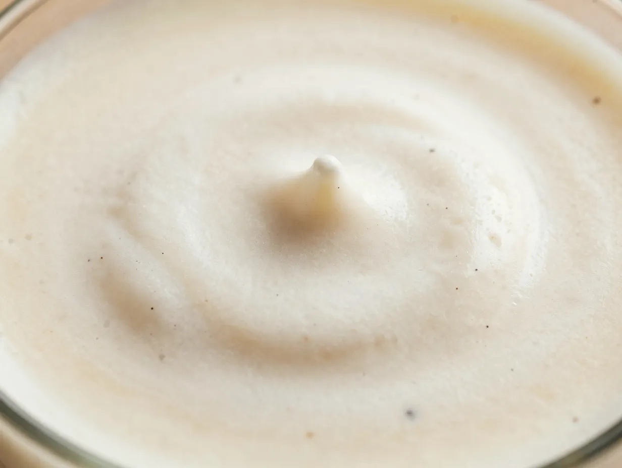 Extra vanilla bean powder intensifies creamy white frappuccino