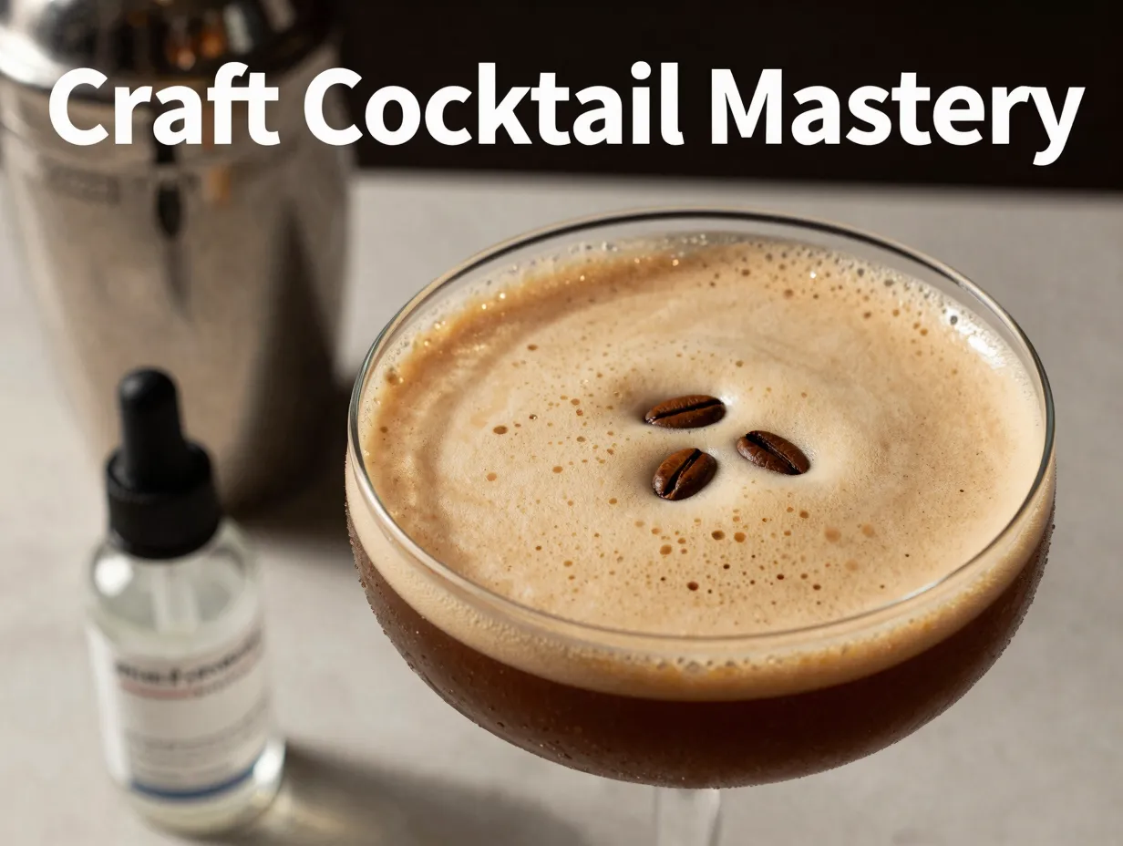 Essential espresso martini ingredients secret saline solution