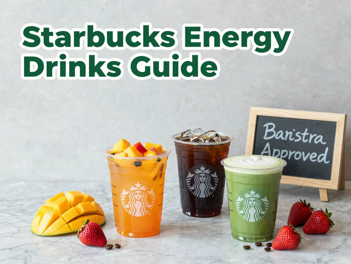 Starbucks barista energy drinks mango matcha nitro lay