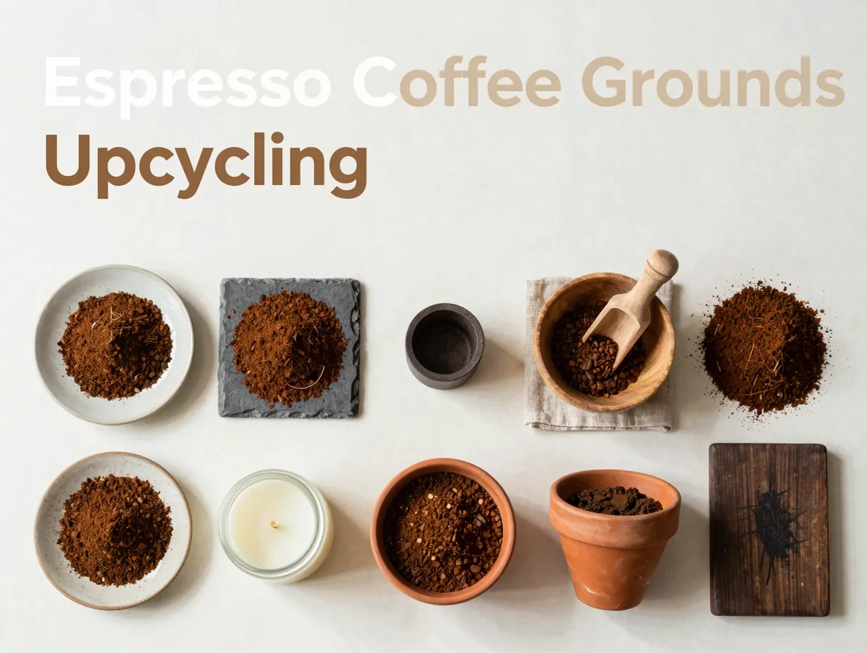 Espresso grounds diy fertilizer scrub candle dye compost furniture ice