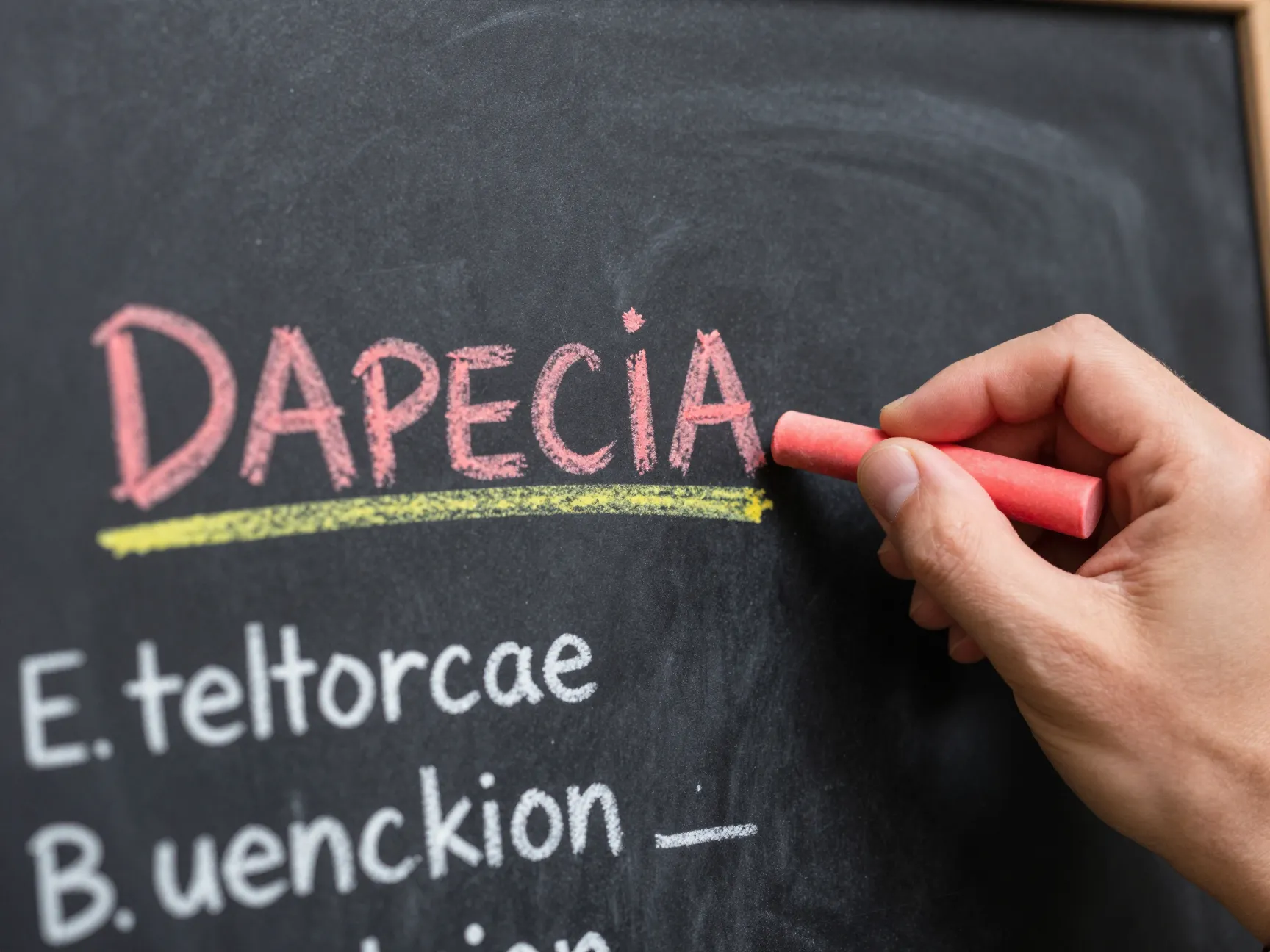 Strategic color application highlighting a daily special on chalkboard