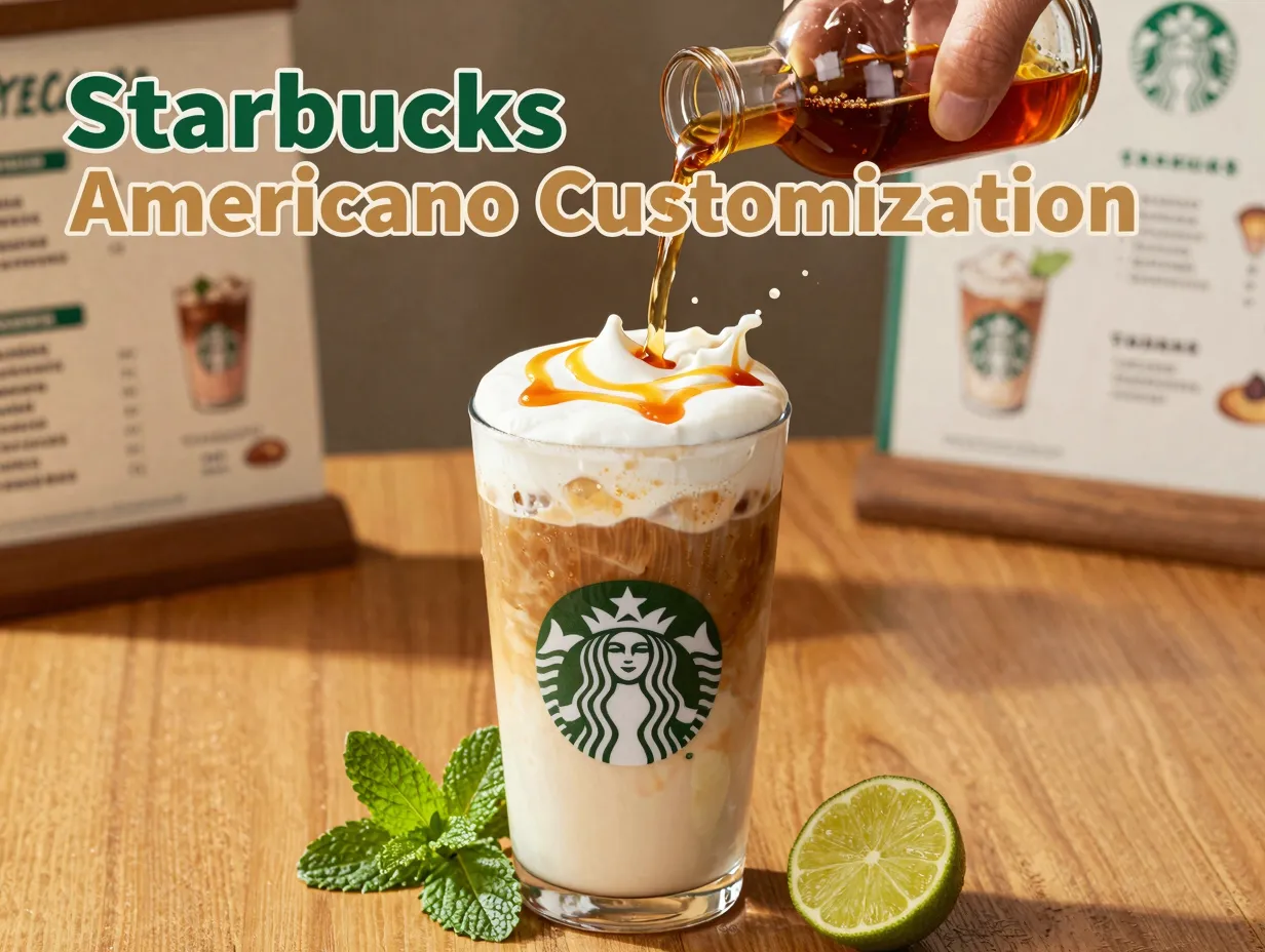 Blonde iced americano oatmilk brown sugar cold foam caramel