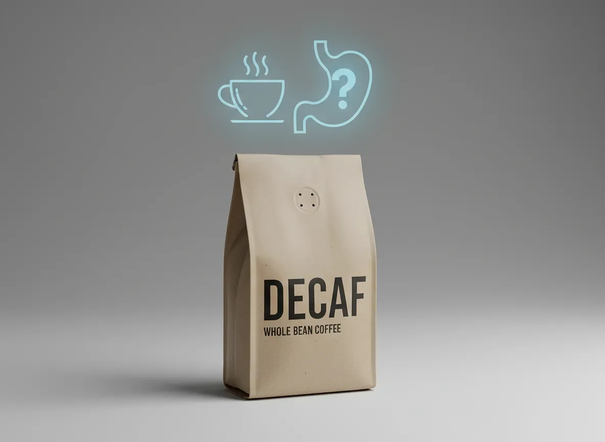 Decaf coffee still causes bloating other compounds