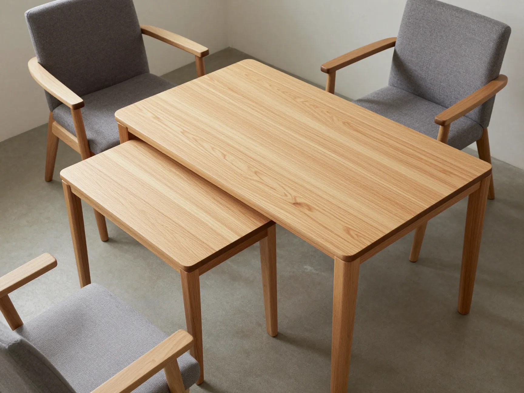 Maiden home morro nesting tables solid wood in small home office