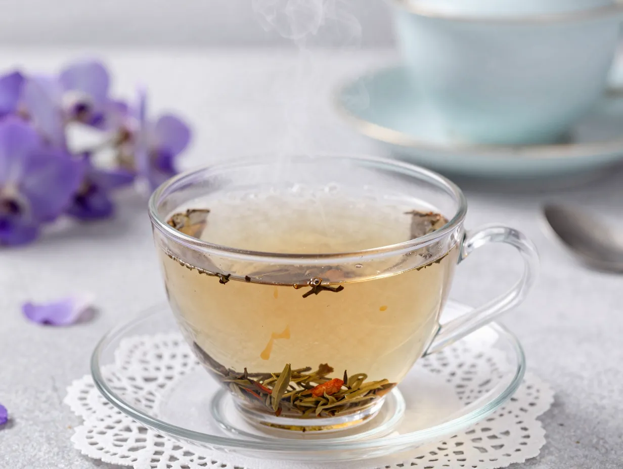 London fog tea latte with chai concentrate and vanilla