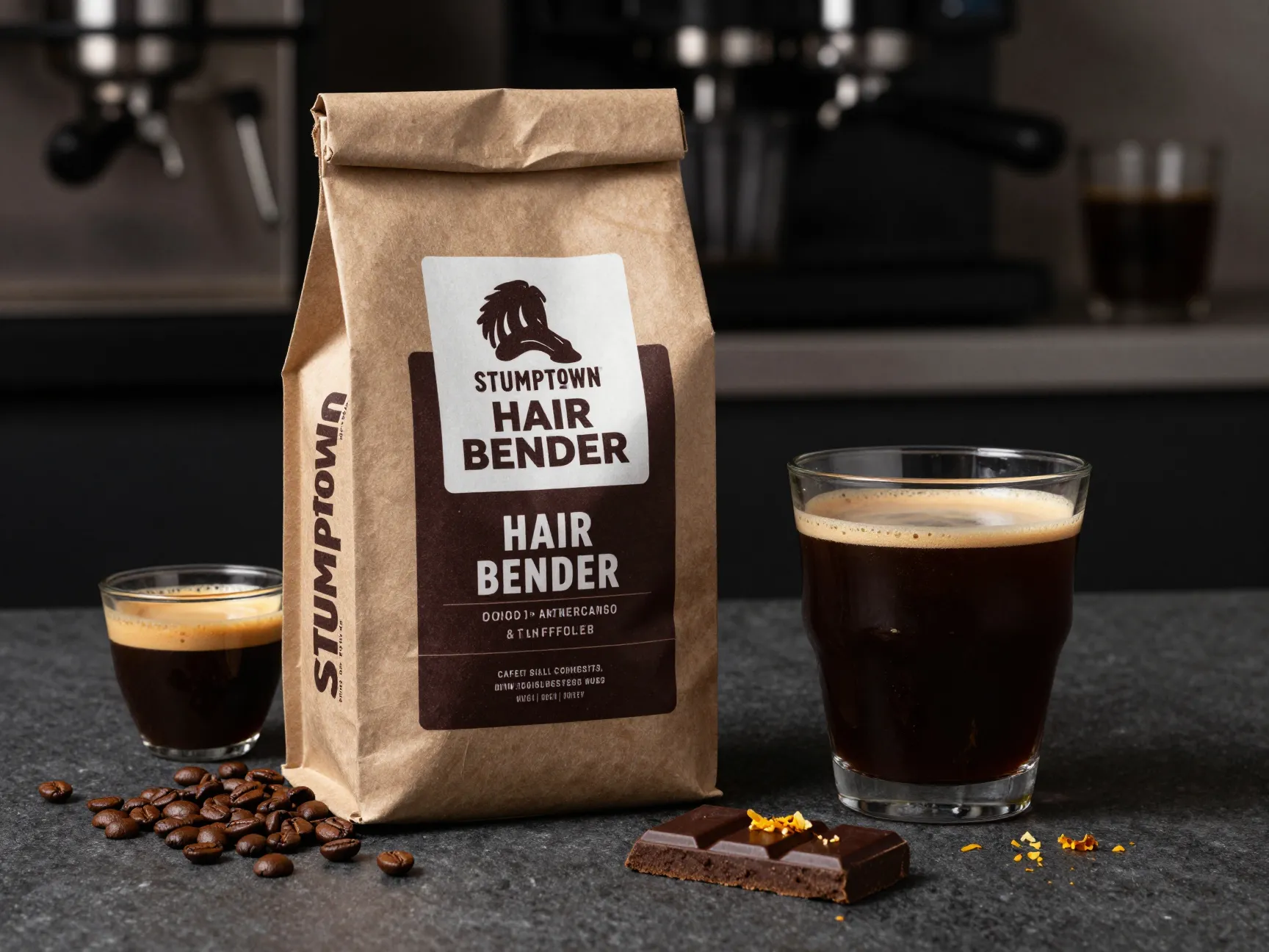 Stumptown hair bender blend bag bold complexity dark chocolate americano