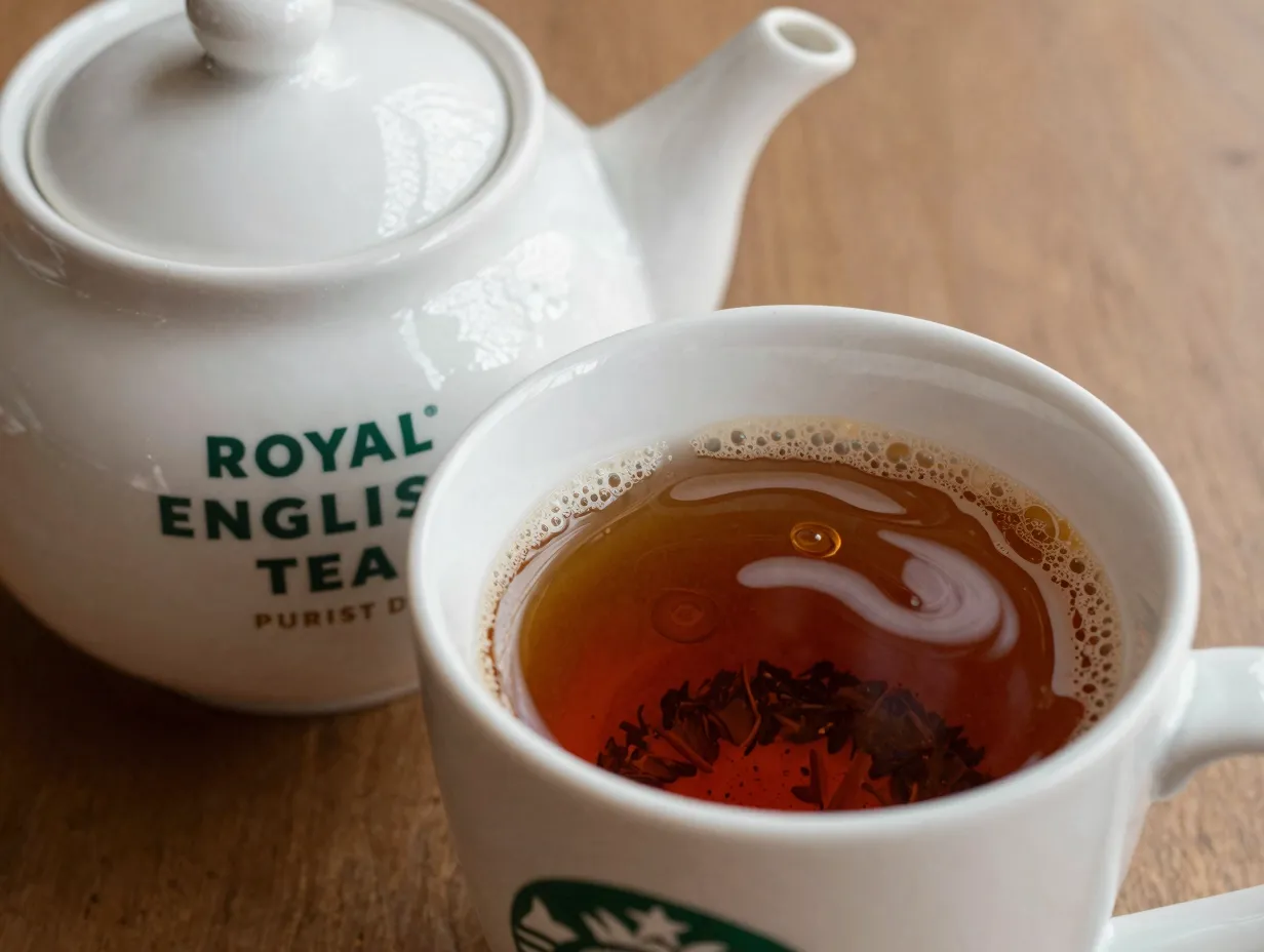 Royal english breakfast tea latte purist bold warming malty robust