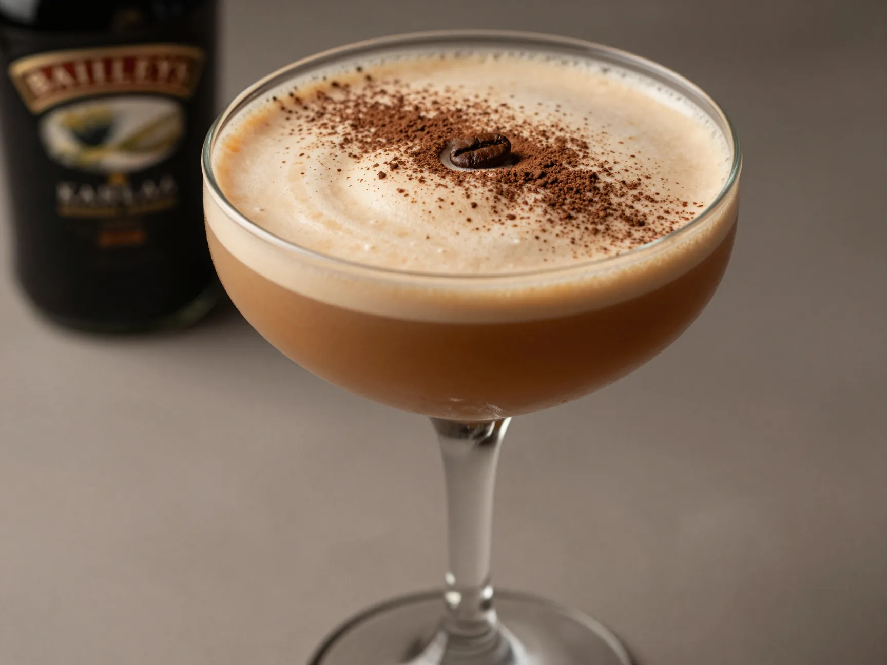 Baileys and kahlua double cream espresso martini