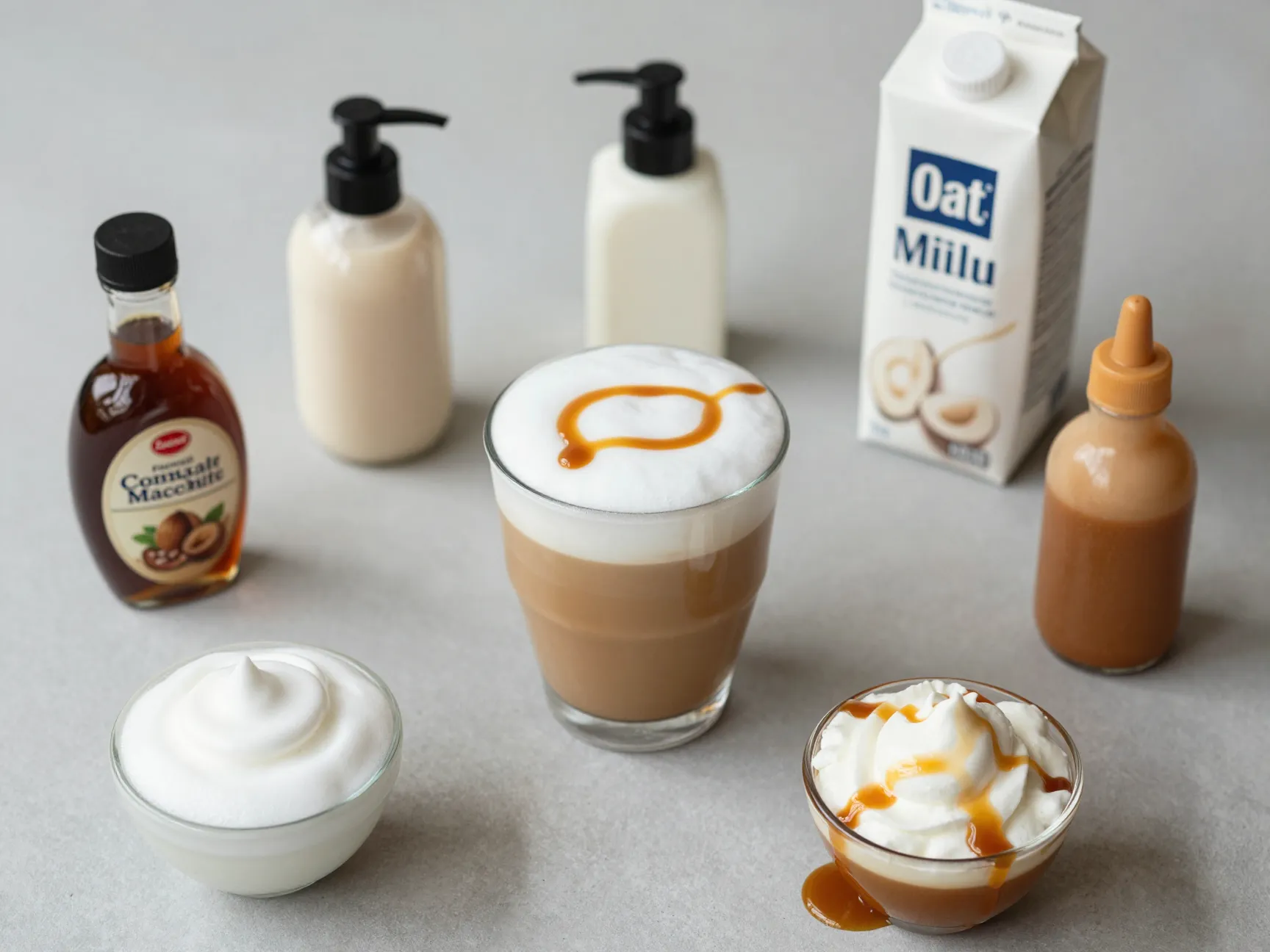 Personalized signature macchiato with custom combination elements