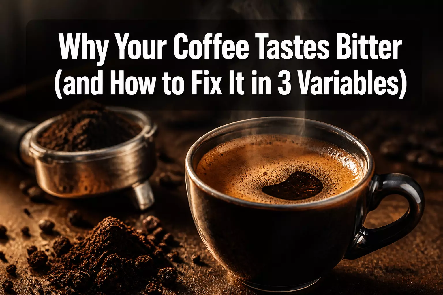 Coffee bitter fix three variables hero guide