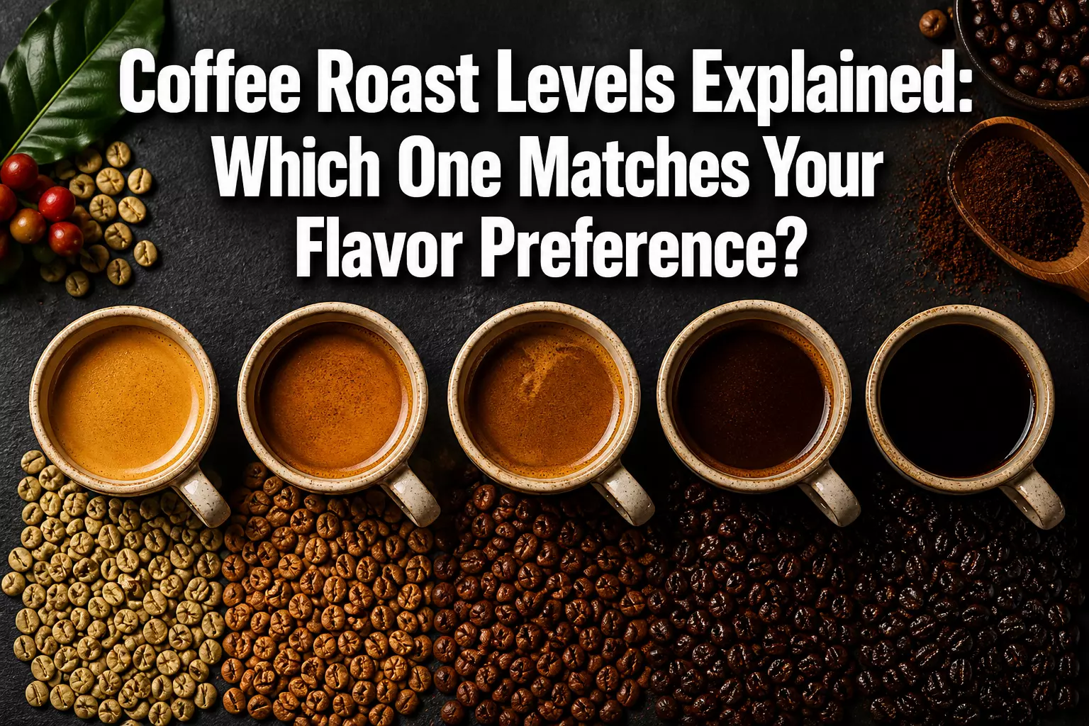 Coffee roast levels guide hero