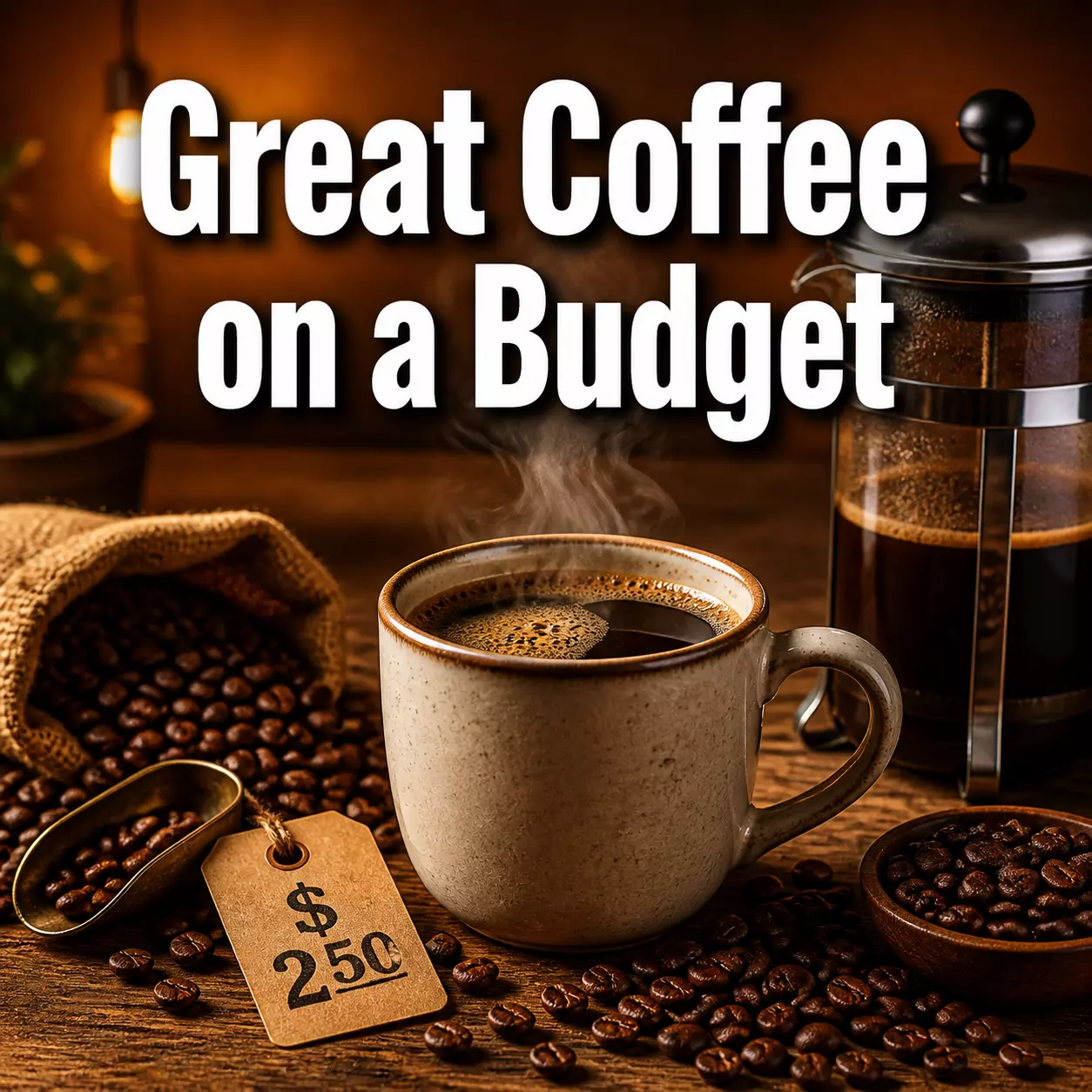 Great coffee budget magazine hero