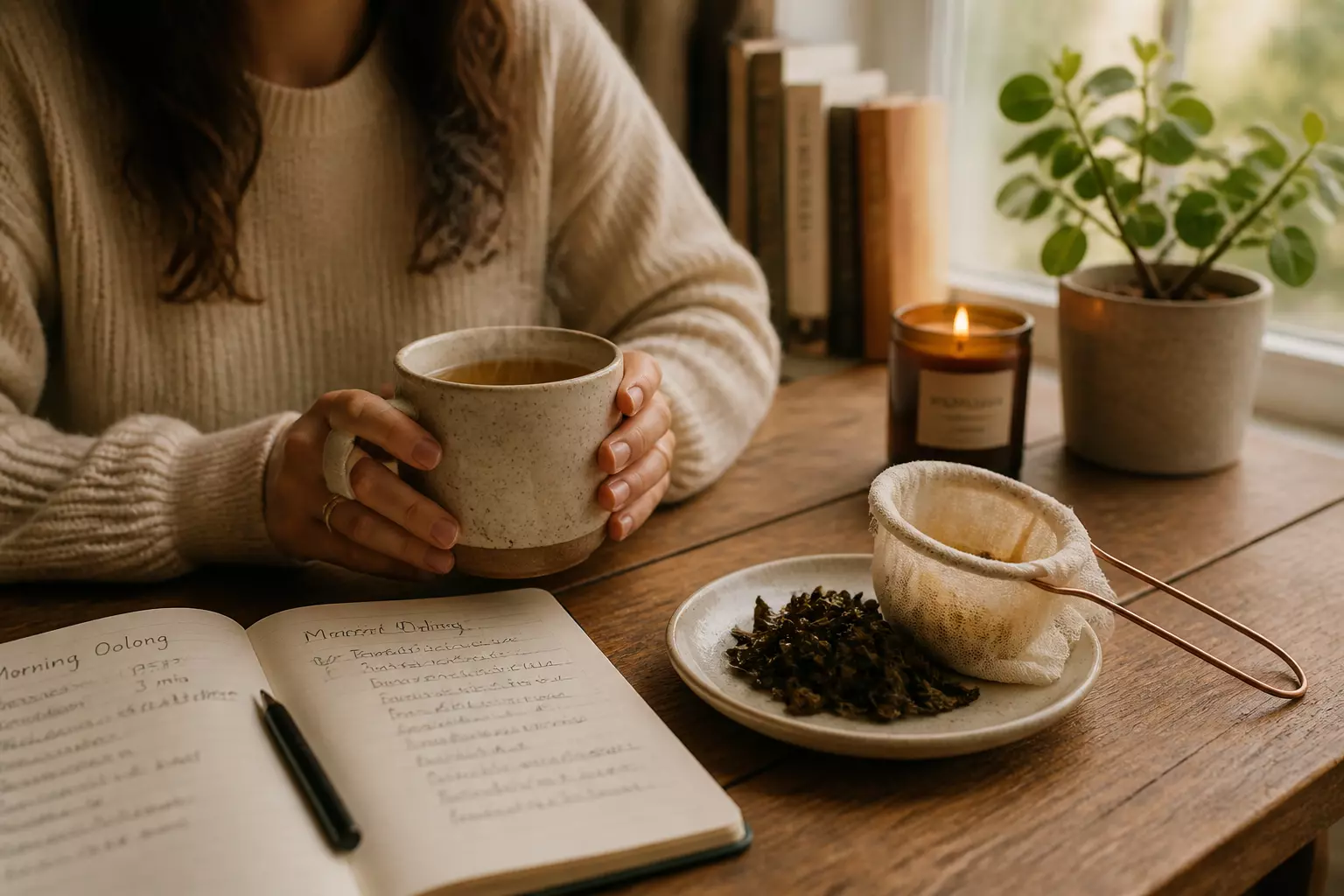 Diy cheesecloth tea strainer cozy morning