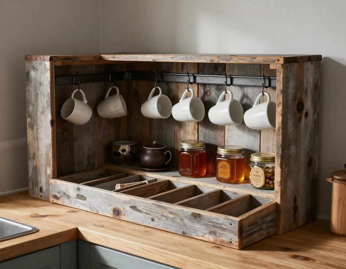 Read more about the article 8 Handcrafted Wooden Tea Bag Organizers for a Rustic Kitchen
