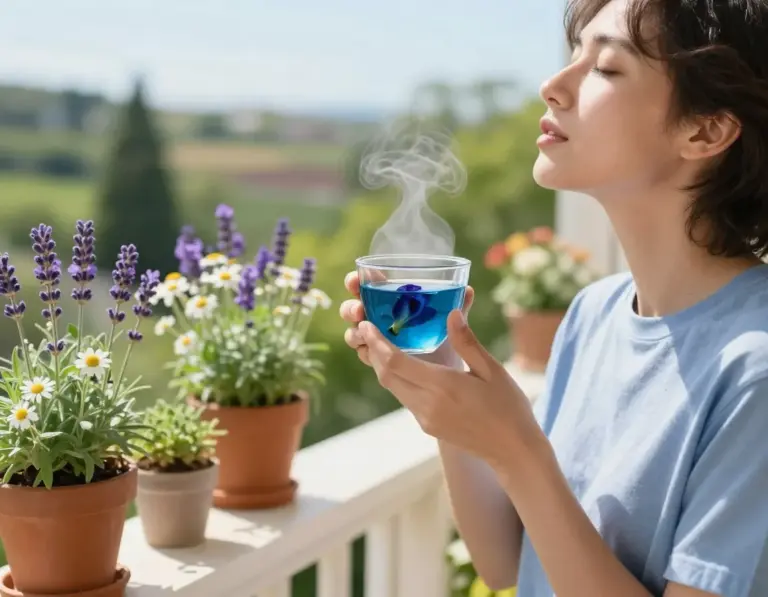 Featured Respiratory Health Allergy Support Deep Breath With Tea In Garden