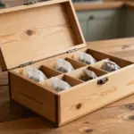 9 Beautiful Wood Tea Bag Organizers to Tidy Your Collection