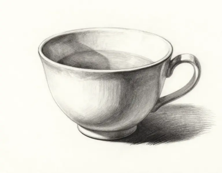 Read more about the article How to Draw a Tea Cup: 8 Easy Steps for Beginners