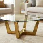 9 Sleek Glass & Metal Coffee Tables for a Light and Airy Vibe