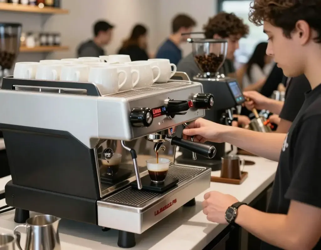 Heart coffee roasters volumetric dosing smart workflow innovation