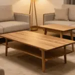 8 Minimal Wood Coffee Tables for a Clean and Uncluttered Look