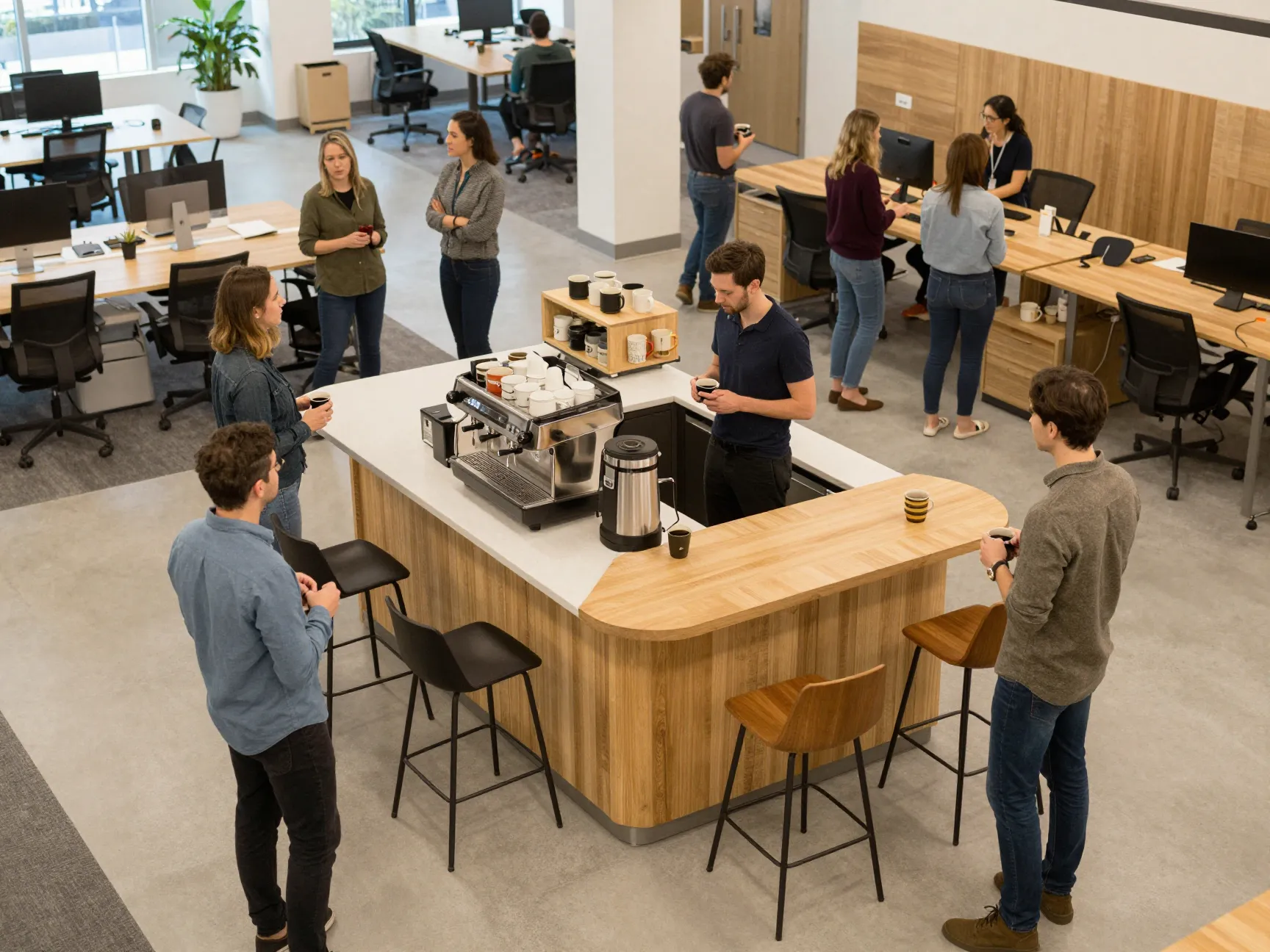 Read more about the article How to Design an Inspiring Office with Coffee in Mind (9 Ideas)