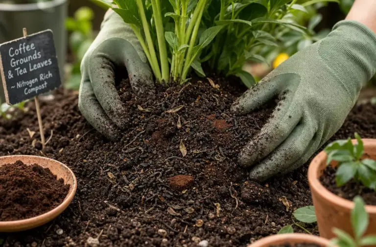 Zero-Waste Coffee & Tea: How to Reuse Grounds and Leaves for Gardening, Skincare, and Deodorizing